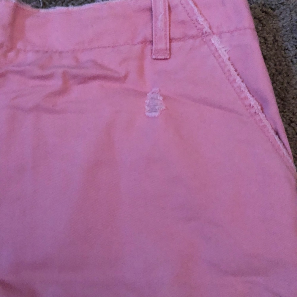 🌻 J Crew size 6 distressed pink mini skirt - Picture 3 of 6
